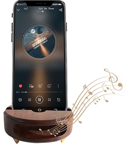 Amazon.co.jp: ウッドスピーカー 木製 電源不要 スマホ